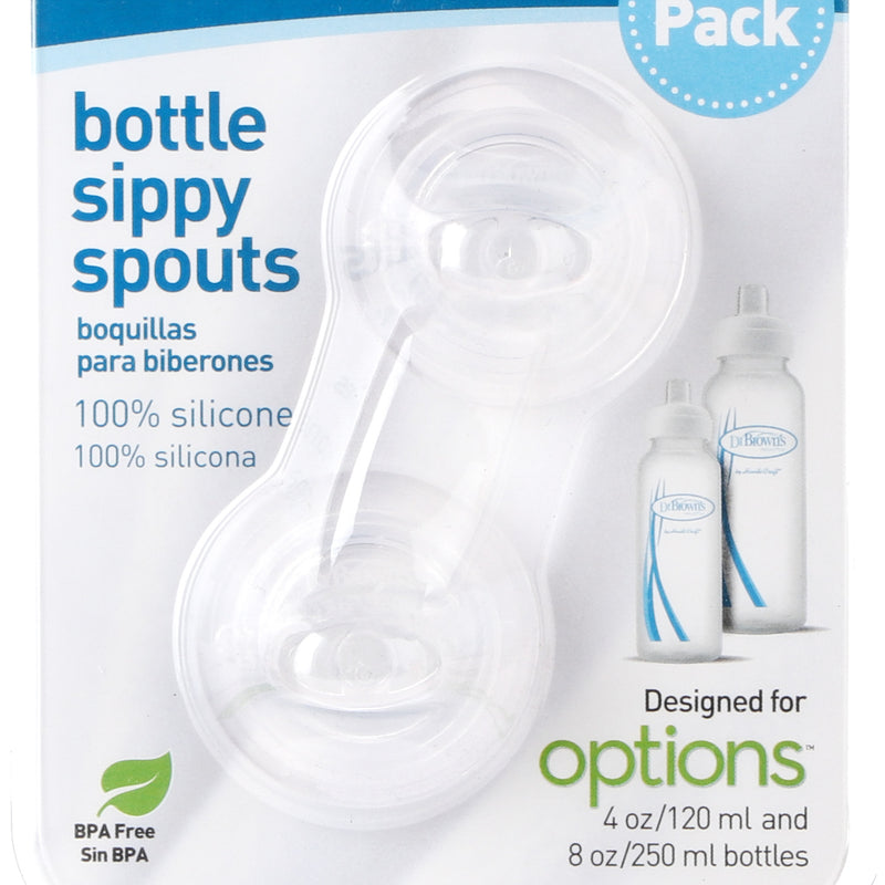 Dr. Brown_s Narrow Neck Bottle Sippy Spout Set of 2