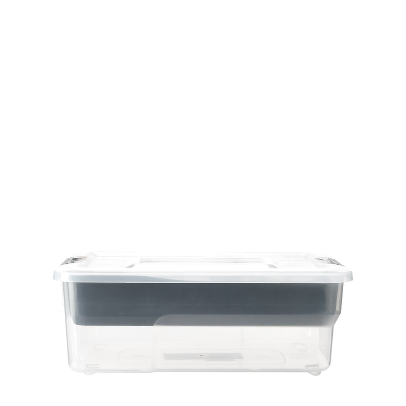 EZY Sort It Multi-Compartment Plastic Storage Container 5L