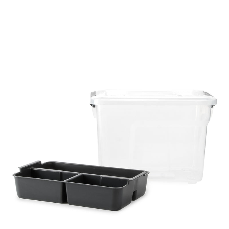 EZY Sort It 3-Compartment Tray Plastic Container 3L