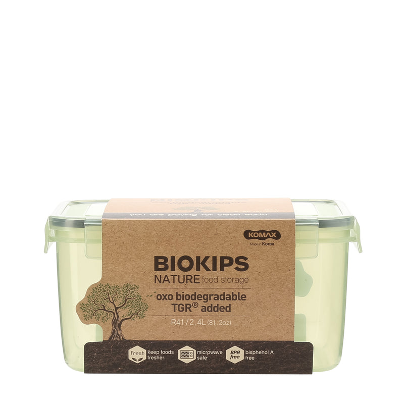 Biokips Nature Food Storage Rectangular Container 2.4L