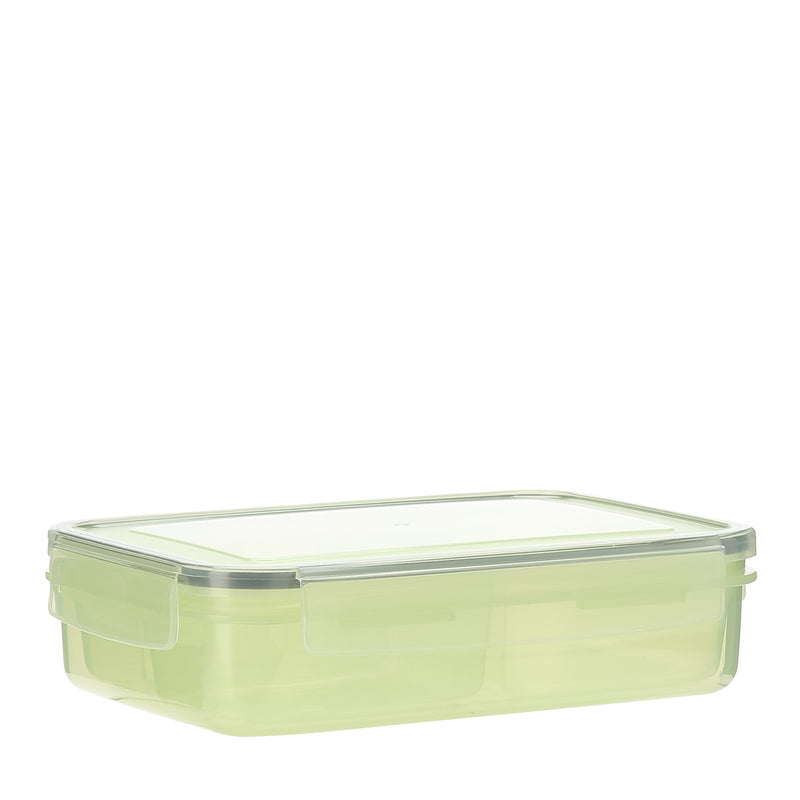 Biokips Nature Food Storage Rectangular 3-Compartment Container 1.1L