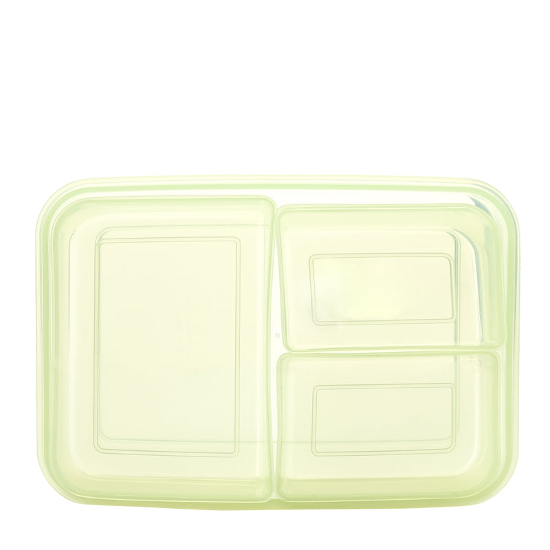 Biokips Nature Food Storage Rectangular 3-Compartment Container 1.1L