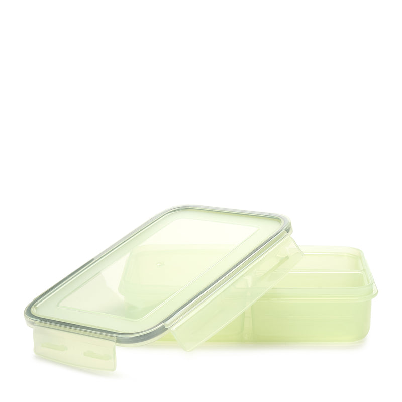 Biokips Nature Food Storage Rectangular 3-Compartment Container 1.1L