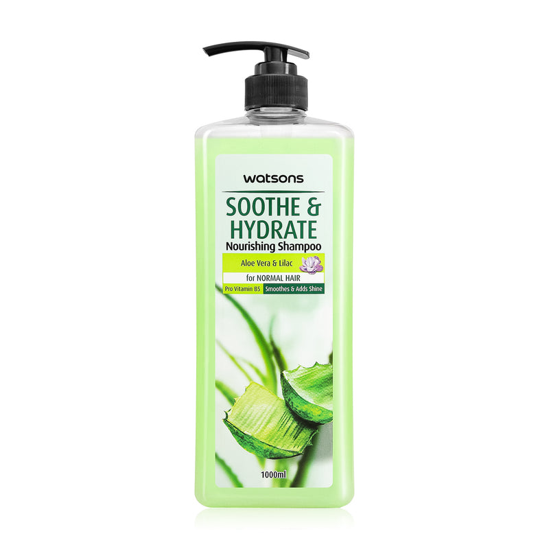 Watsons Aloe Vera and Lilac Soothe and Hydrate Nourishing Shampoo 1000ml