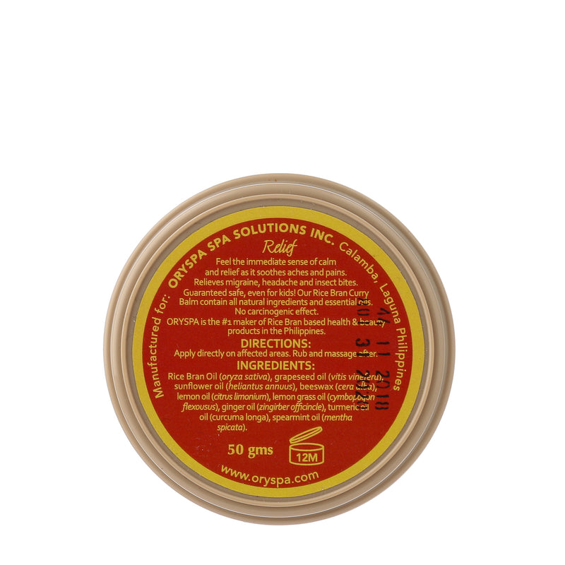 Oryspa Rice Bran Curry Balm 50g