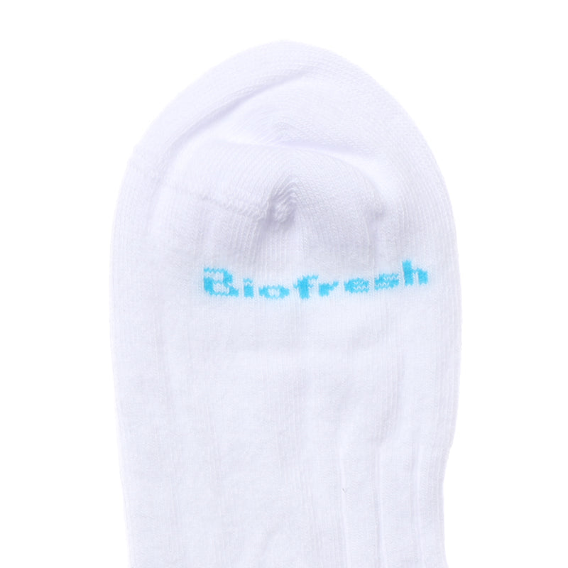 BioFresh Ladies_ Casual Plain Ankle Socks 3-pair Set in White