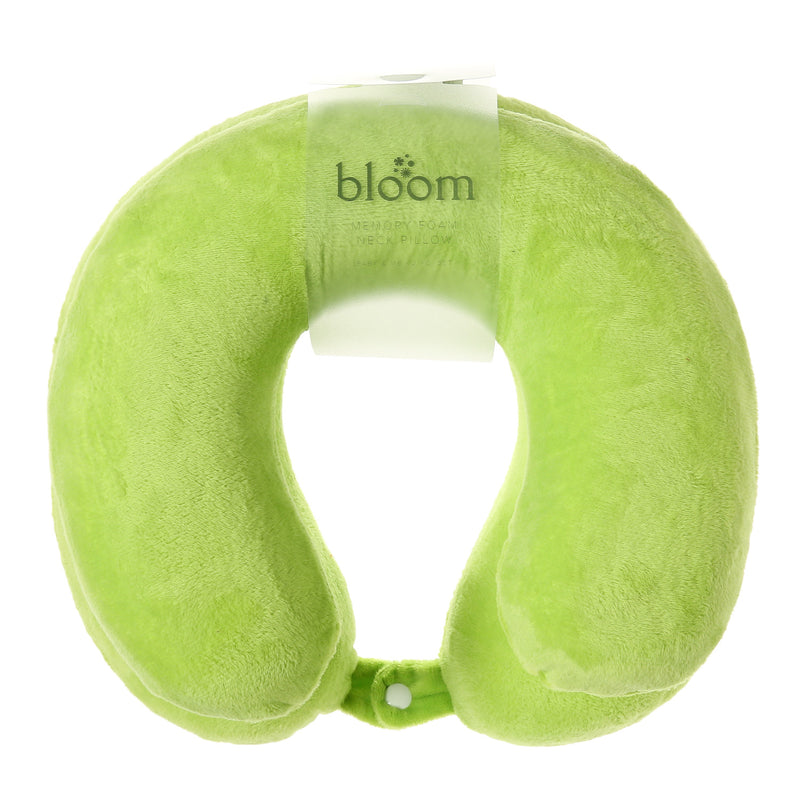 Bloom Baby & Me Memory Foam Neck 2PC Pillow in Green