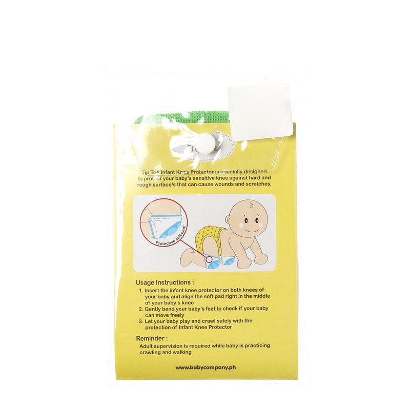 Tip Toe Infant Knee Protection in Green