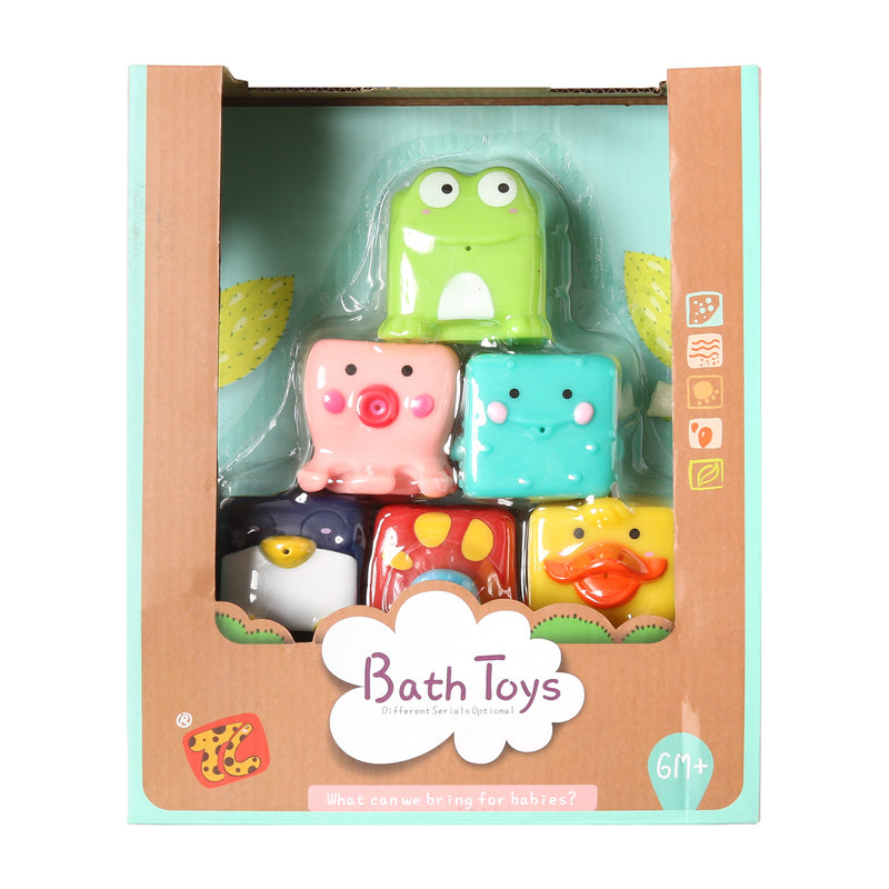 Baby Company Bath Toys Animal Blocks