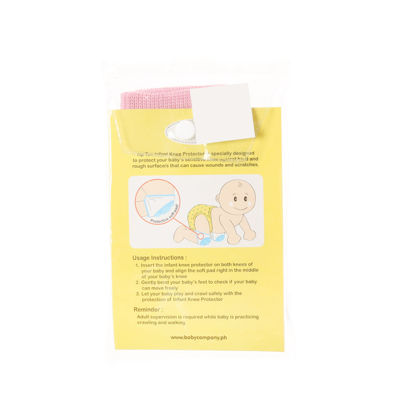 Tip Toe Infant Knee Protection in Pink