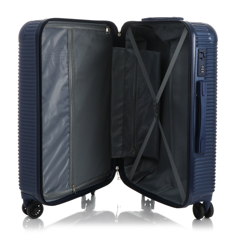 Travel Basic Chang 24-Inch Medium Hard Case Luggage in Navy Blue