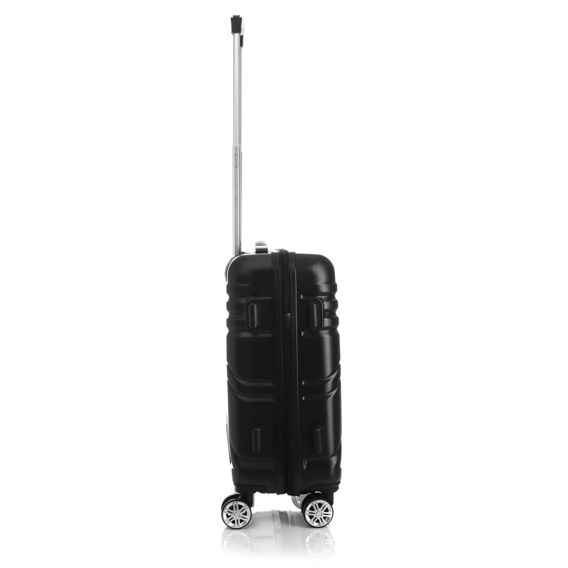 Travel Basic Chin 20-Inch Small Hard Case Luggage in Black