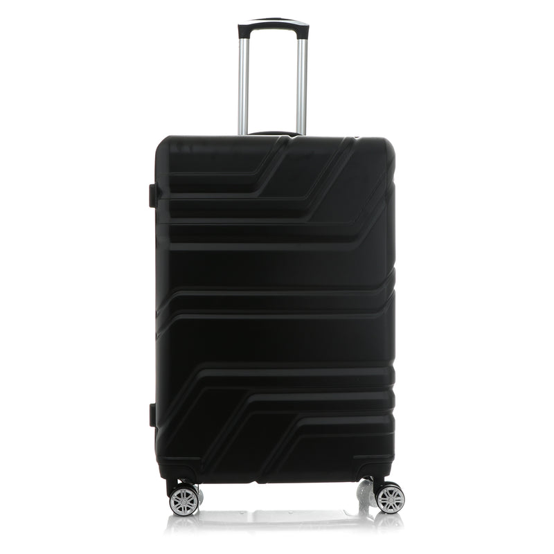 Travel Basic Chin 28-Inch Large Hard Case Luggage in Black