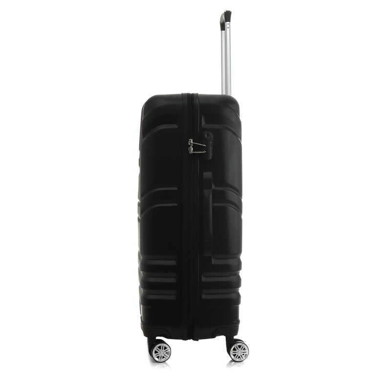 Travel Basic Chin 28-Inch Large Hard Case Luggage in Black