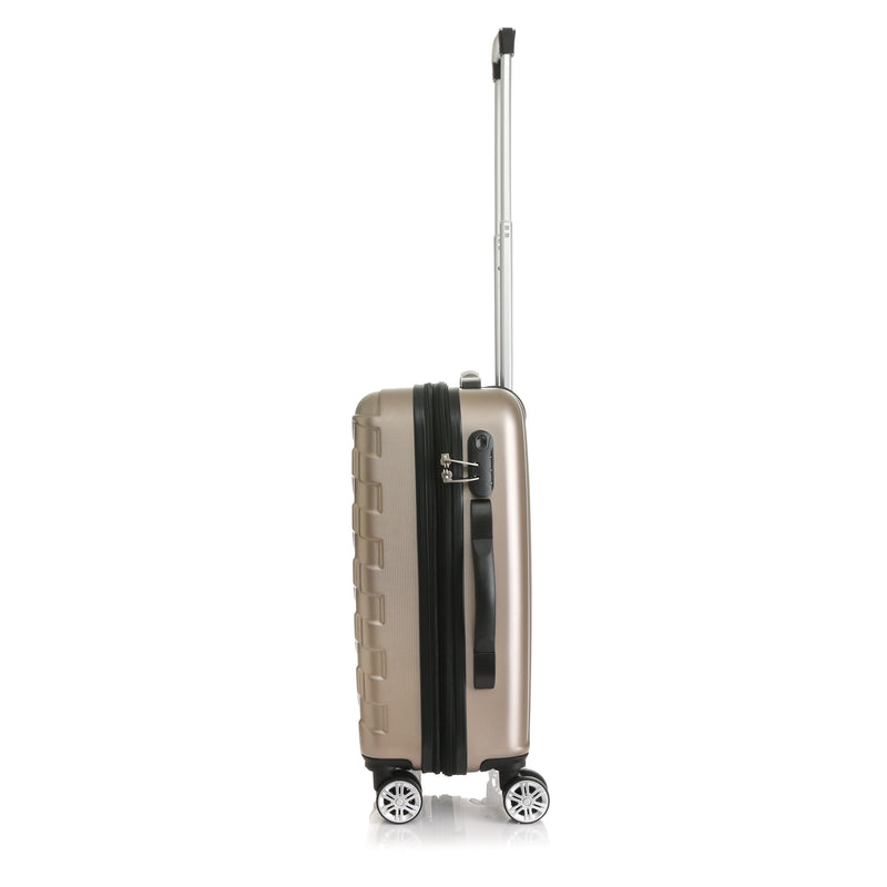 Travel Basic Che 20-Inch Small Hard Case Luggage in Gold