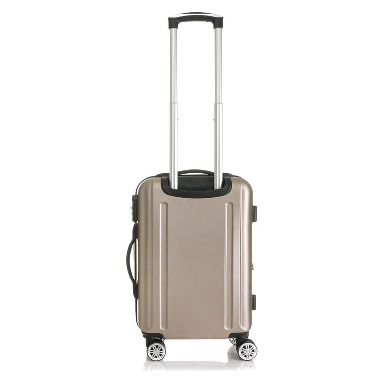 Travel Basic Che 20-Inch Small Hard Case Luggage in Gold