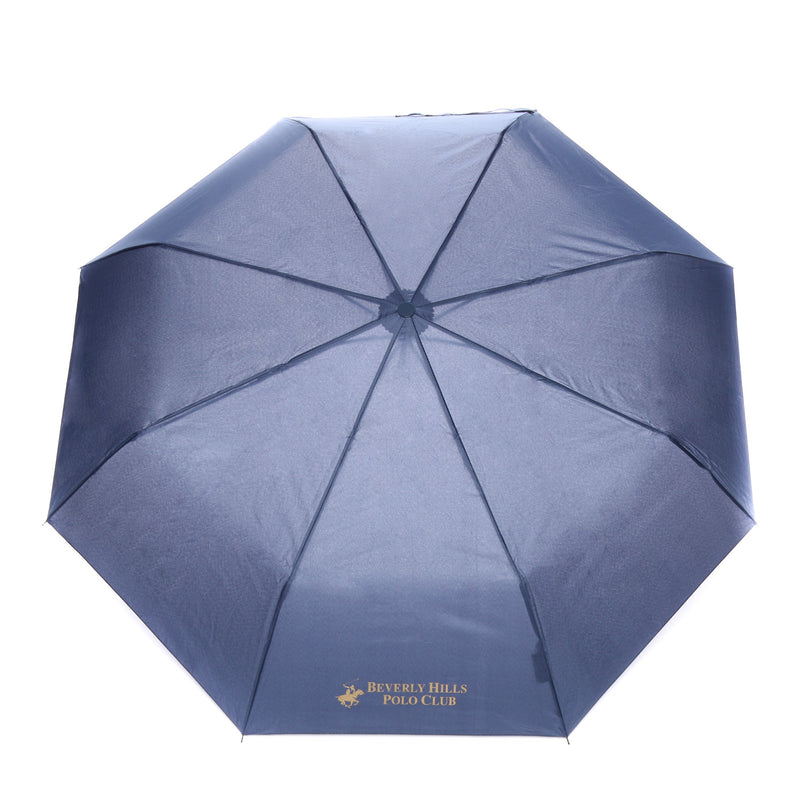 Beverly Hills Polo Club Manual 3-Fold Umbrella _ Dark Blue