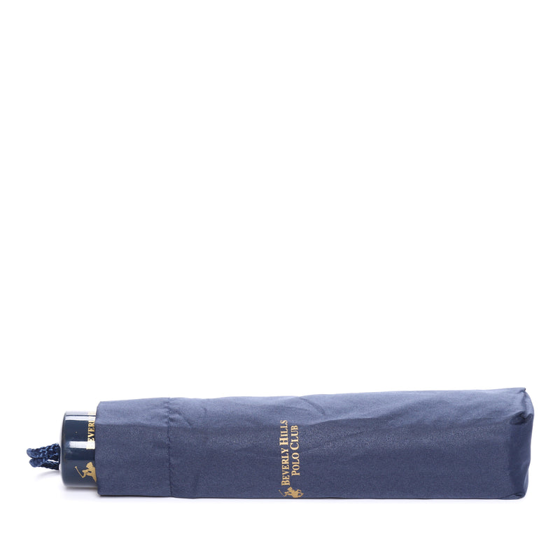 Beverly Hills Polo Club Manual 3-Fold Umbrella _ Dark Blue