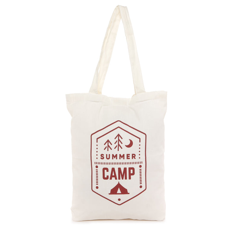 Travel Basic Leon Summer Camp Tote Bag in Red