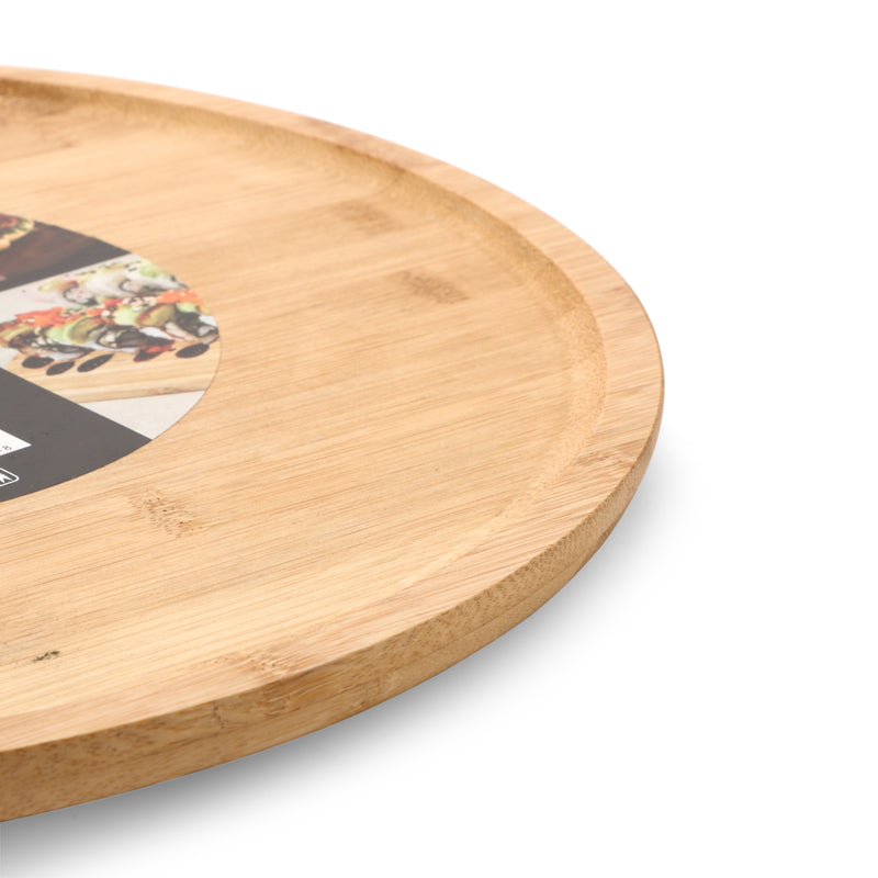 Eurochef Elite Bamboo Collection Rotating Presentation Tray