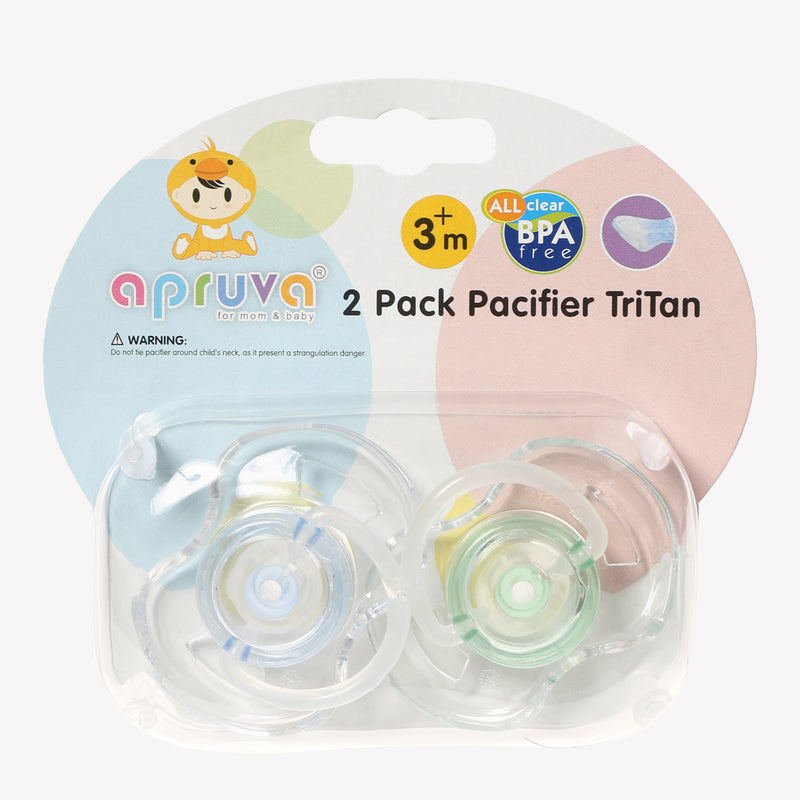 Apruva 2-pack Pacifier TriTan