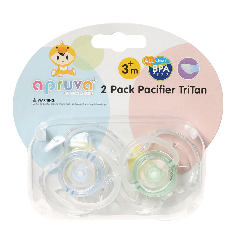 Apruva 2-pack Pacifier TriTan