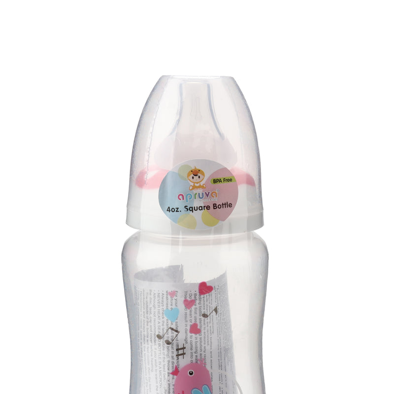 Apruva Pink Birds Standard Feeding Bottle 125ml