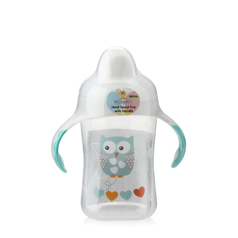 Apruva Owls Hard Spout Cup with Handles