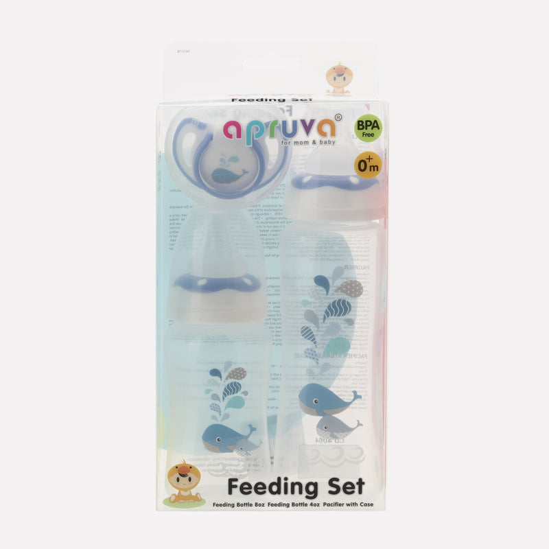 Apruva Standard Feeding Bottle Gift Set - Blue