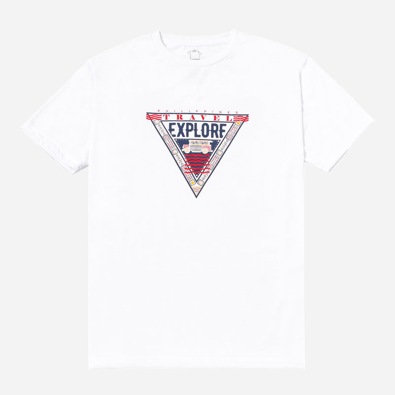 MENSCLRTSE/WHITE/M/NODIM KAMISA BY KULTURA MENS MANILA GRAPHIC TEE