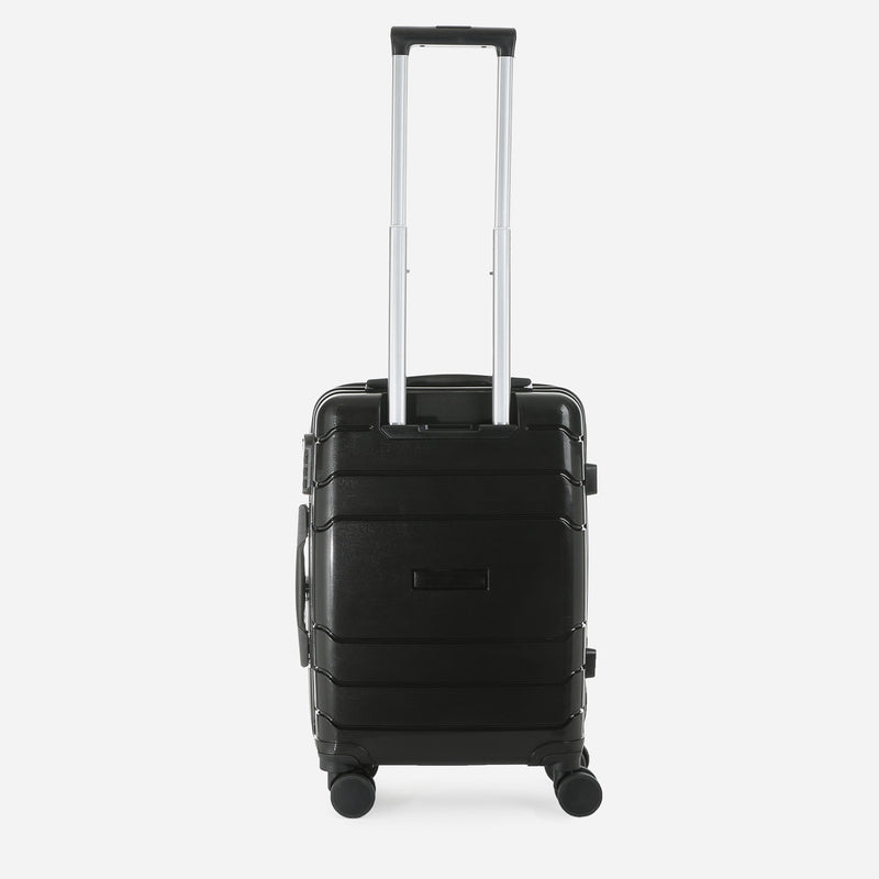 Travel Basic Drui 20-Inch Small Hard Case Luggage in Black