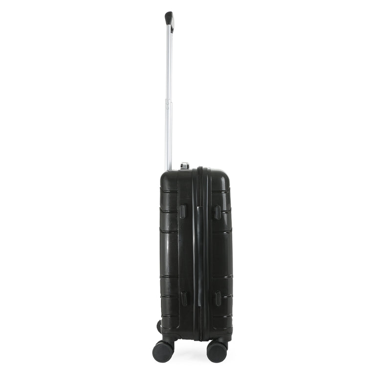 Travel Basic Drui 20-Inch Small Hard Case Luggage in Black