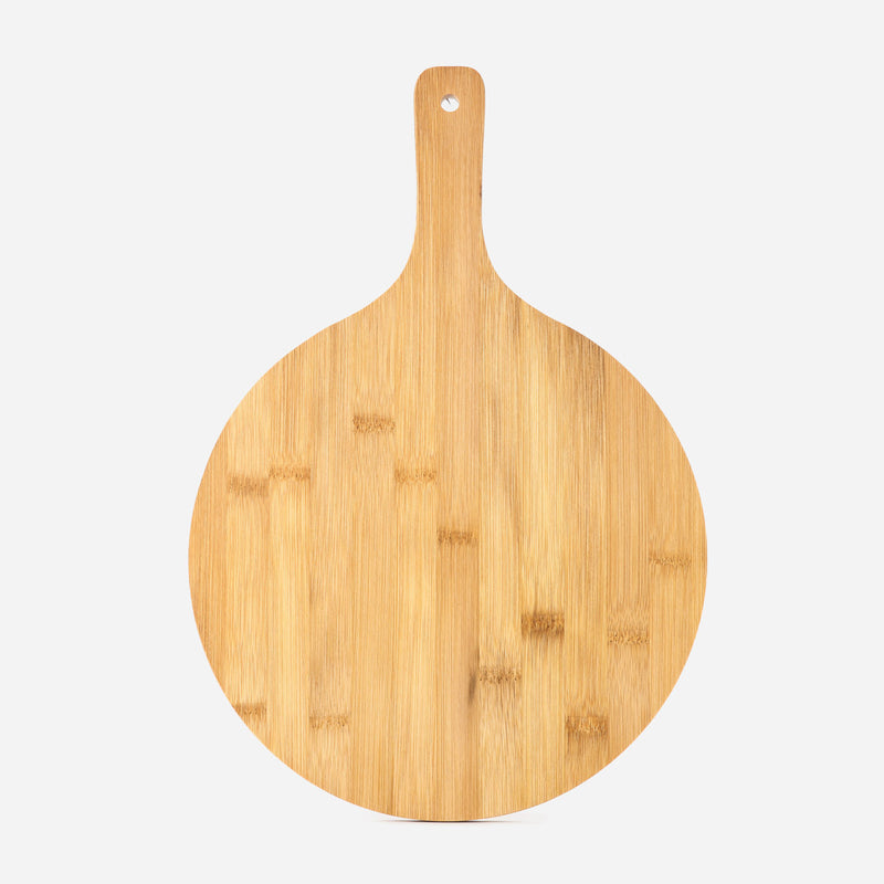 Eurochef Elite Bamboo Collection Round Cutting Board with Handle 40 x 27.5cm