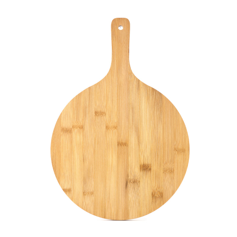 Eurochef Elite Bamboo Collection Round Cutting Board with Handle 40 x 27.5cm