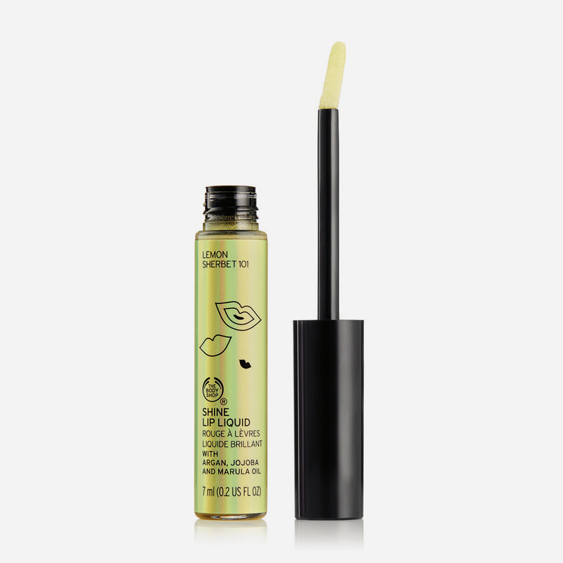 The Body Shop Shine Lip Liquid Lemon Sherbert 101