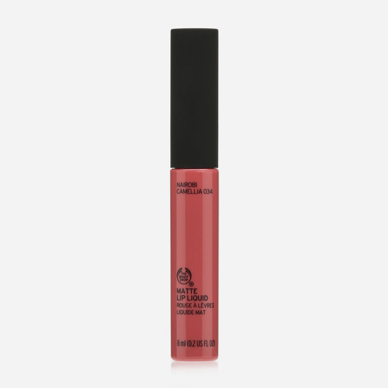 The Body Shop Matte Lip Liquid Nairobi Camellia 034 8 mL