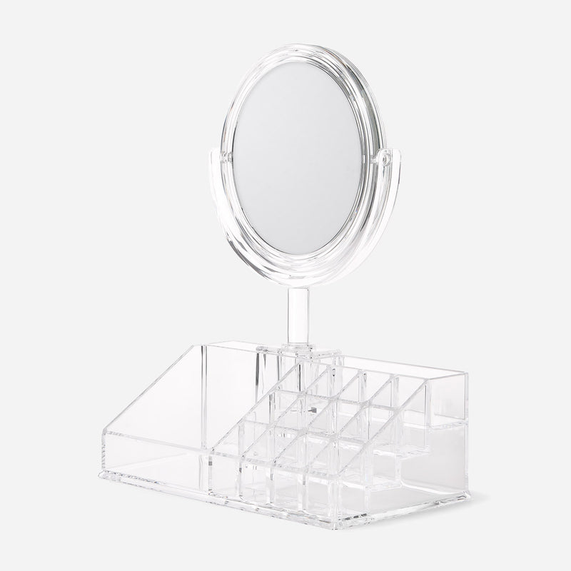 SM Home Boe Cosmetics Organizer with Mirror Set