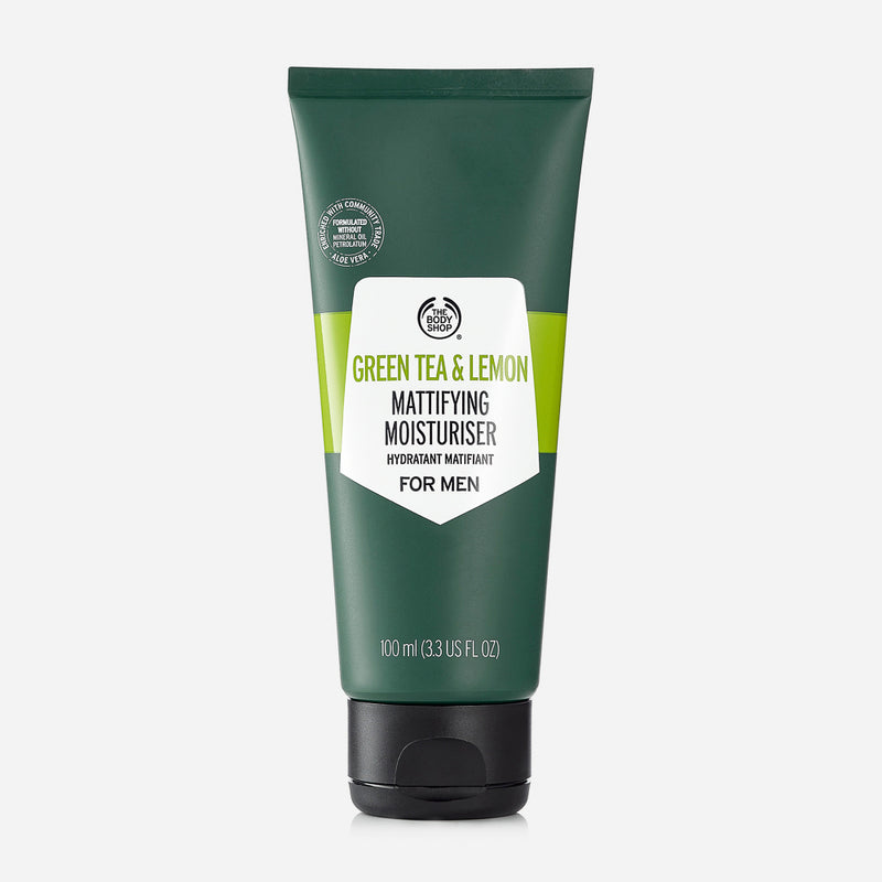 The Body Shop Green Tea and Lemon Mattifying Moisturiser for Men 100ml