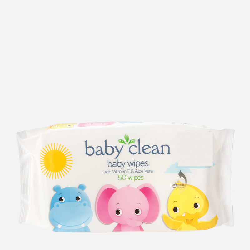 Baby Clean Wipes 50 Sheet Pack