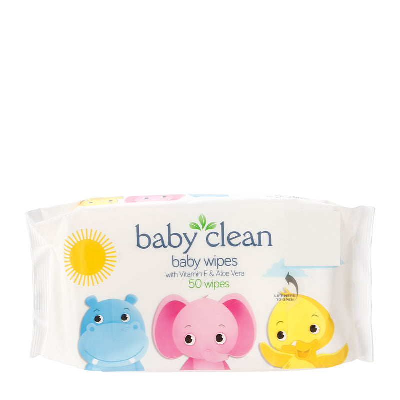 Baby Clean Wipes 50 Sheet Pack