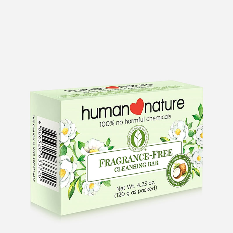 Human Nature Fragrance-Free Gentle Cleansing Bar Soap 120g