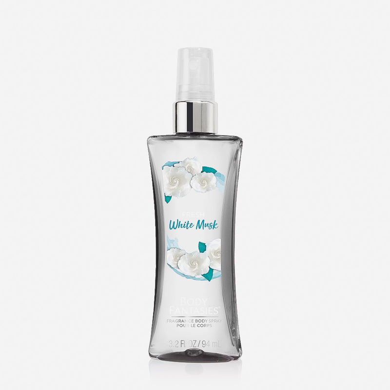 Body Fantasies Fresh White Musk Fragrance Body Spray 94ml