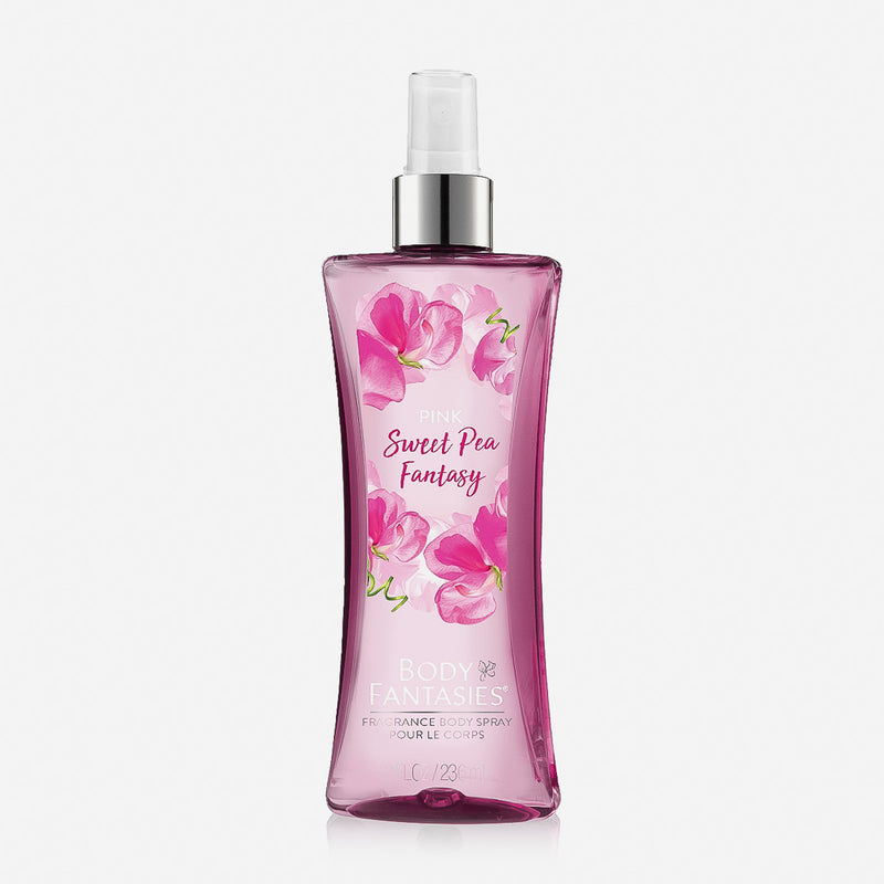 Body Fantasies Pink Sweet Pea Fragrance Body Spray 236ml