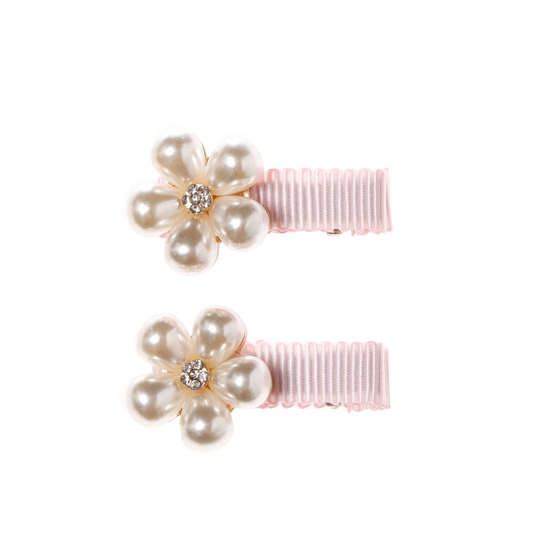 Belle and Coco 2-piece Petals Baby Hair Clip Set