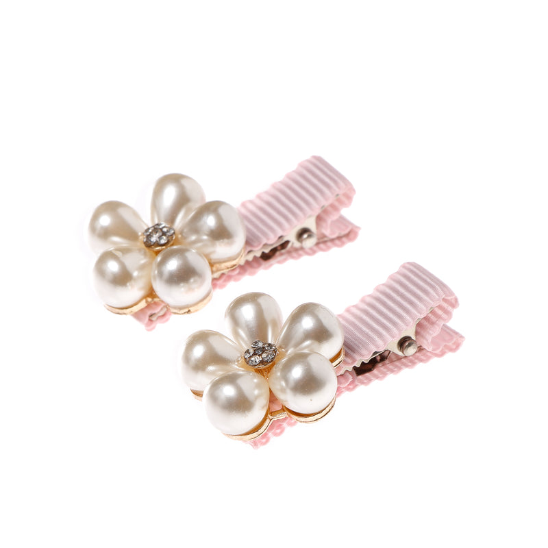 Belle and Coco 2-piece Petals Baby Hair Clip Set