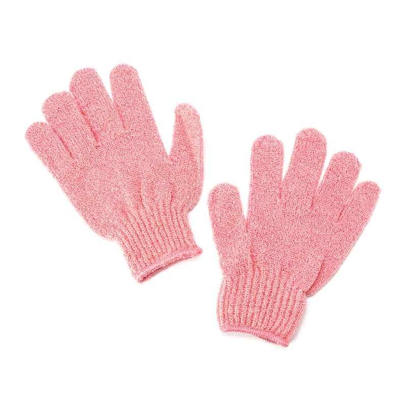 The Body Shop Exfoliating Bath Gloves _ Pink