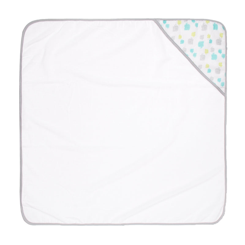 Bloom Green Elephants Hooded Towel 30 x 30in.