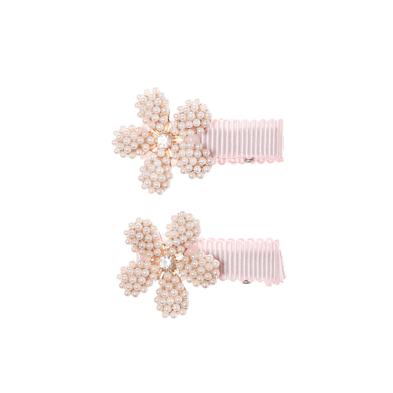 Belle and Coco 2-piece Flower Baby Hair Clip Set