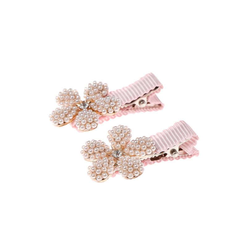 Belle and Coco 2-piece Flower Baby Hair Clip Set