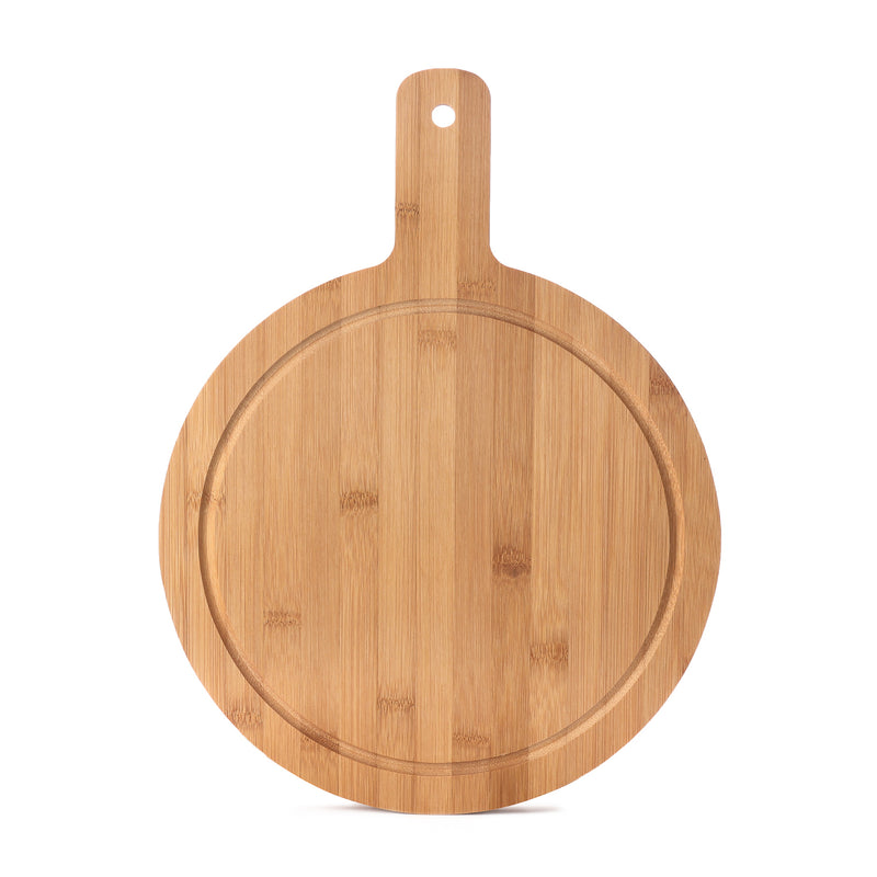 Eurochef Elite Bamboo Round Cutting Board with Handle